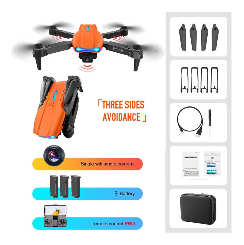 Mini Drone E99 K3 Barato Com Câmera Fullhd 3 Baterias - Imagem 20