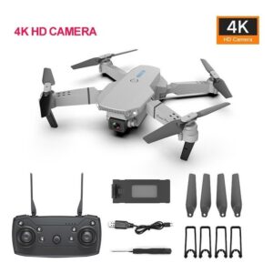 Minidrones Baratos Com Câmera E525/e88 4k +2 Bateria