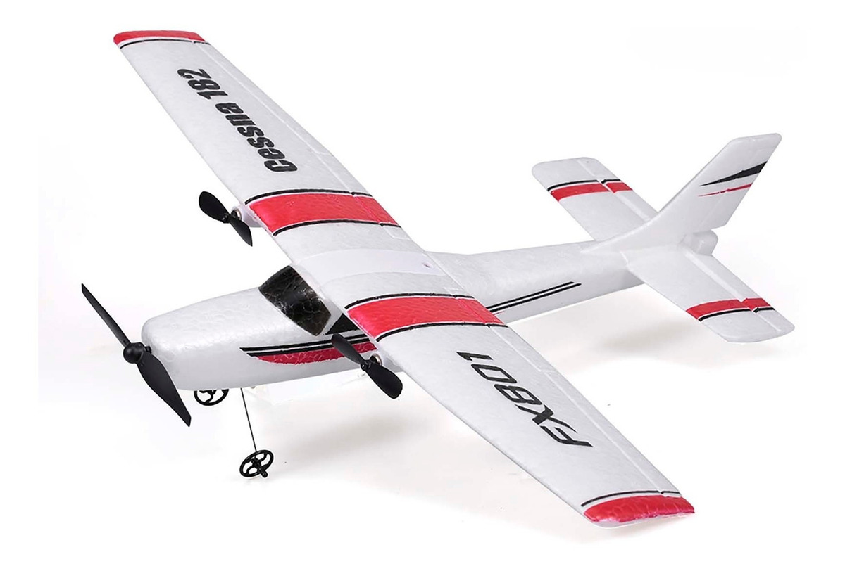 Avião 182 Aeronave De Avião Rc De 2,4 Ghz E 2 Canais - Imagem 5