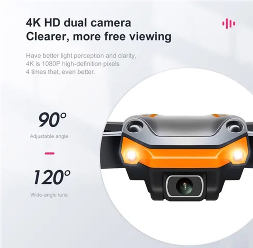 Drone De Dublê De Câmera Dupla Hd Ky603 - Imagem 5