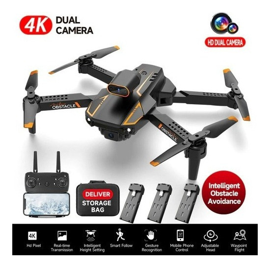 Câmera Dupla Drone 2.4ghz 4k De Longa Duração Com Bateria S9 - Imagem 11