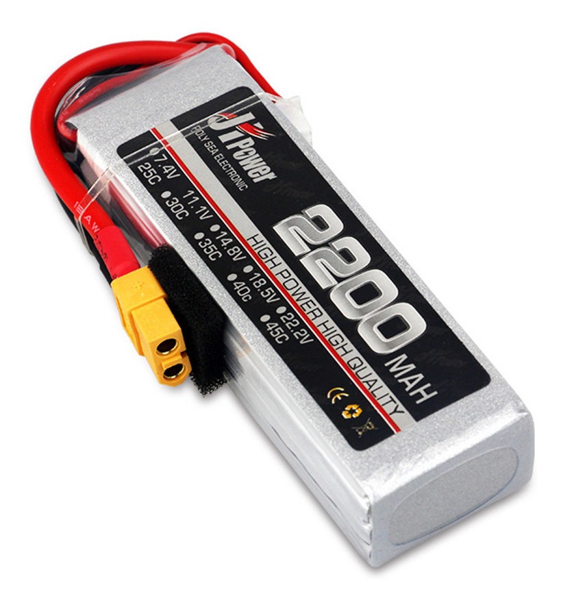 Bateria Hm Jhpower 11.1v 2200mah 3s-45c Plug Xt60 Para Rc - Imagem 7