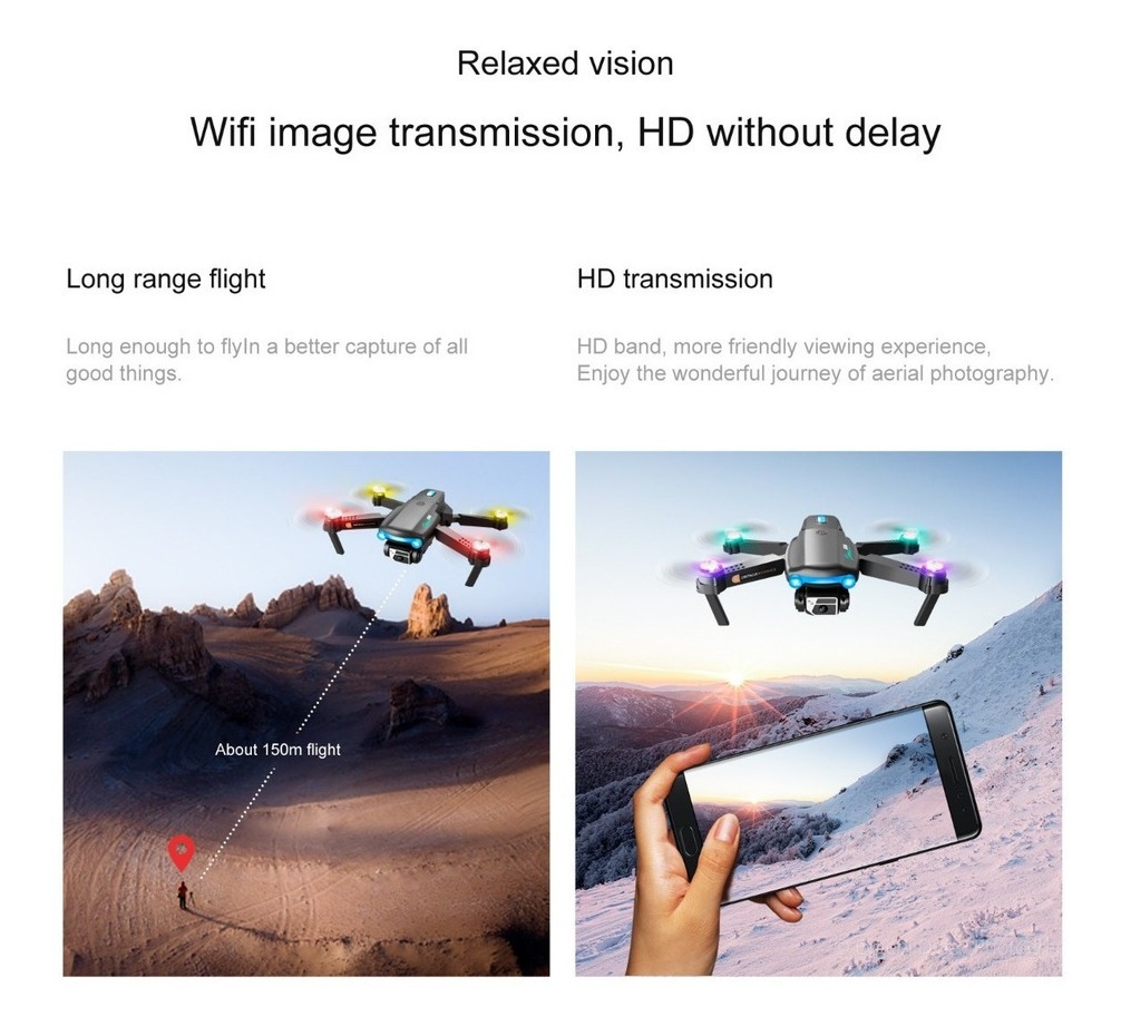 Ls-min Mini Brinquedo Drone Barato Com Câmera Wifi - Imagem 15