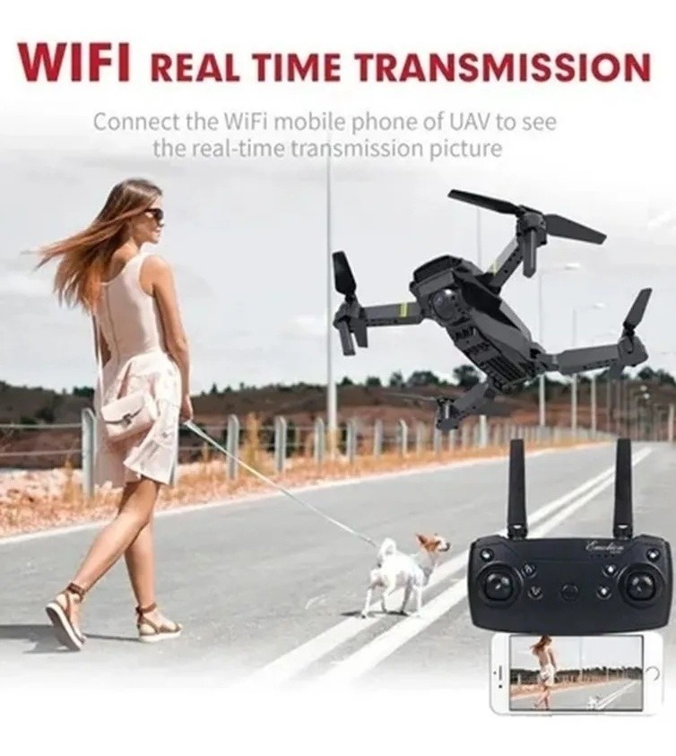 Mini Drone E58 Com Câmera Dupla 4k E Três Baterias - Imagem 8
