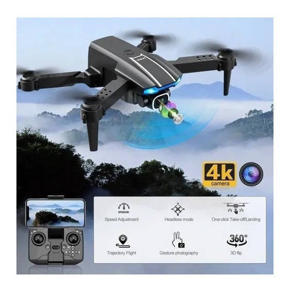 S89 Mini Drone Câmera Dupla 4k Hd Barato + 2 Baterias - Imagem 10
