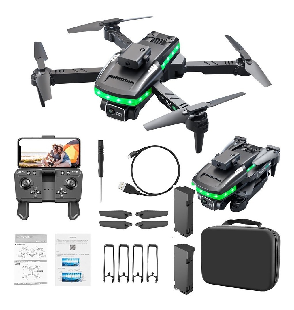 Mini Drones Profissionais Baratos Com Câmera Dupla 4k Led