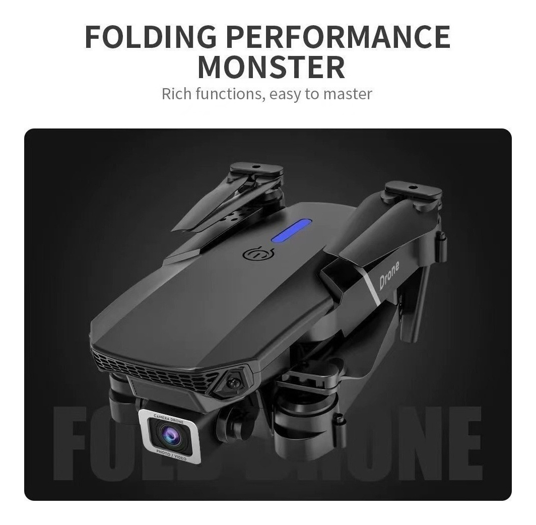 Mini Drones Com Câmera 4k Barata E88 Pro +3 Bateria - Imagem 5