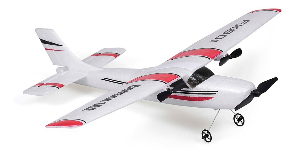 Avião 182 Aeronave De Avião Rc De 2,4 Ghz E 2 Canais - Imagem 3