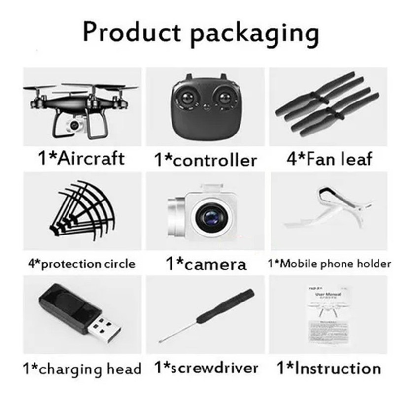 Drone Novo Hd 2022 Wifi Fpv Drone Quadricóptero 1080p Drone - Imagem 2