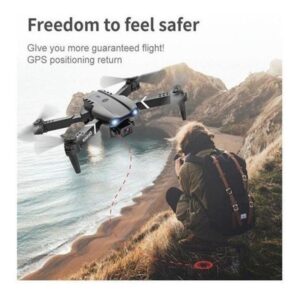 Câmera Profissional Mini Drone E99 Pro2 4k Com 2 Baterias