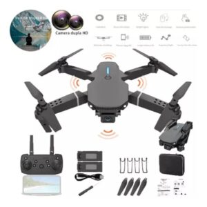 Drone Profissional E88 Pro 2.4ghz Com Câmera Hd E 2 Bateria