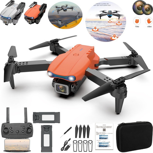 Drone E99 Pro Com 2 Câmera Aérea Hd Profissional E 2 Bateria - Imagem 15