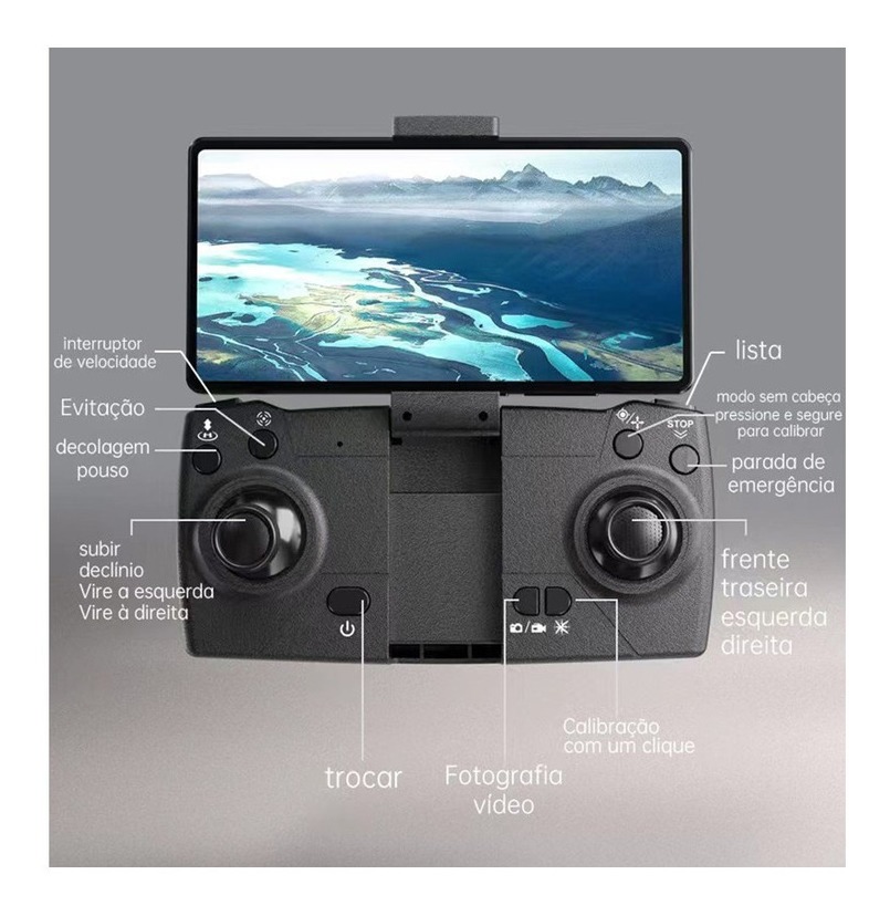Drones Profissionais Com Camera 4k Com Desvio De Obstáculos - Imagem 3