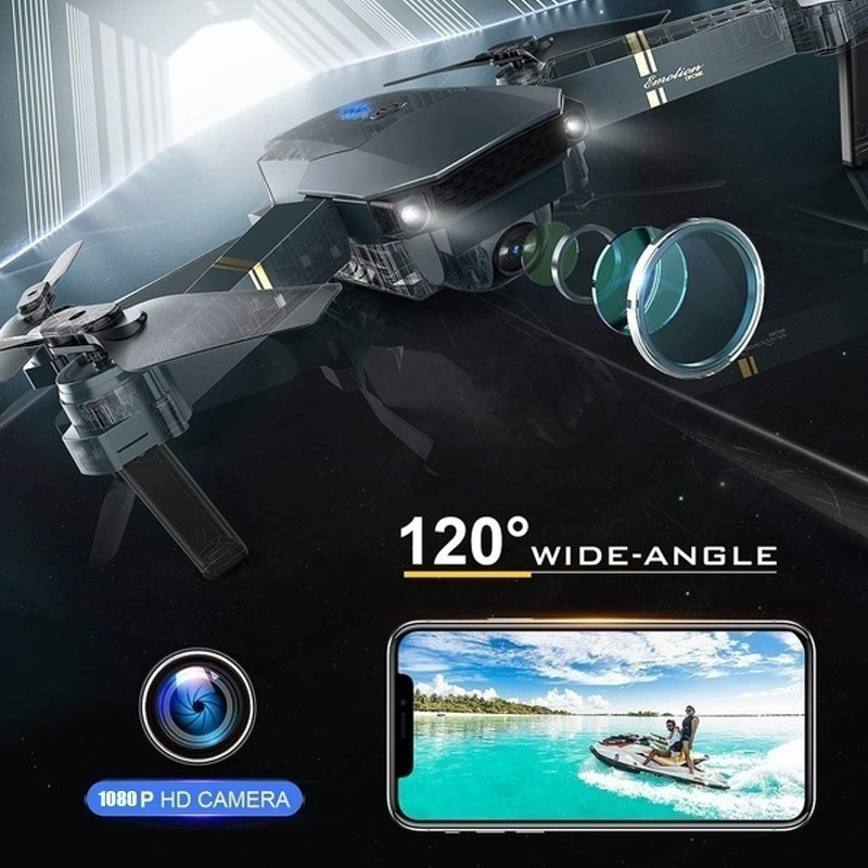 Câmera Drone E58 Portátil De Alta Definição 4k Com 2 Bateria - Imagem 2