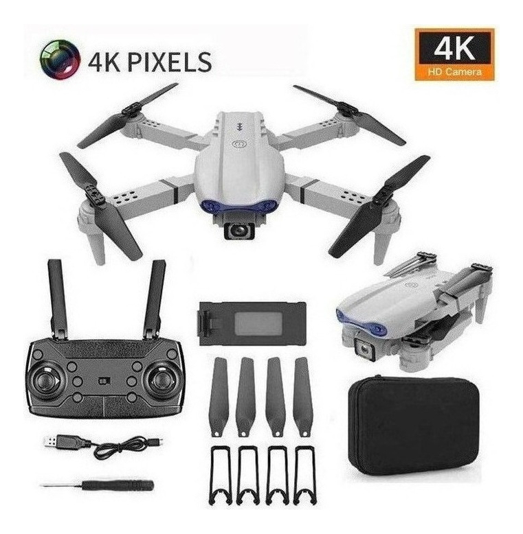Câmera 4k Mini Drone E99 Pro Professional Com 2 Baterias - Imagem 11