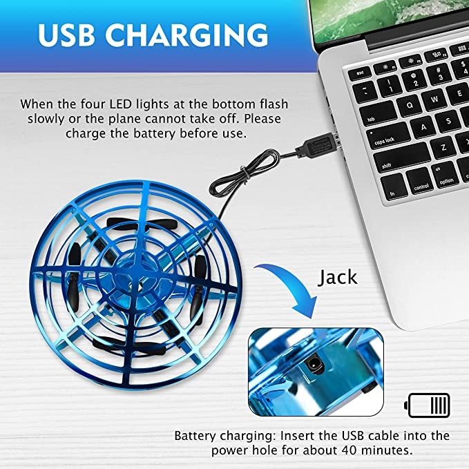 Mini Ufo Drone C/sensor De Impacto Anti E Rotação - Imagem 9