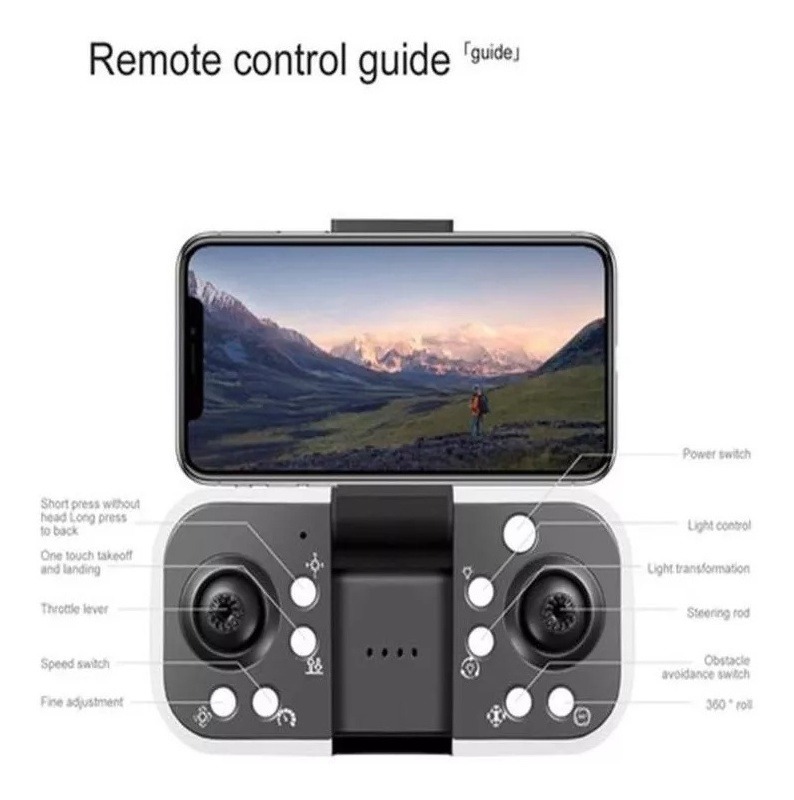 Drone Profissional Câmera 4k Evitação + 3 Baterias - Imagem 15