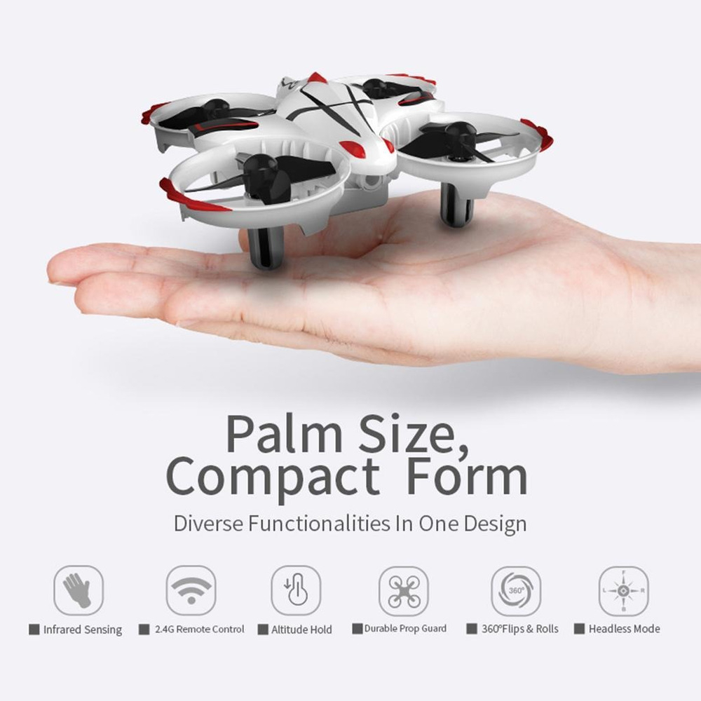 Jjr/c H56 Mini Drone Rc Indução Mão Operado Quadcopter - Imagem 12