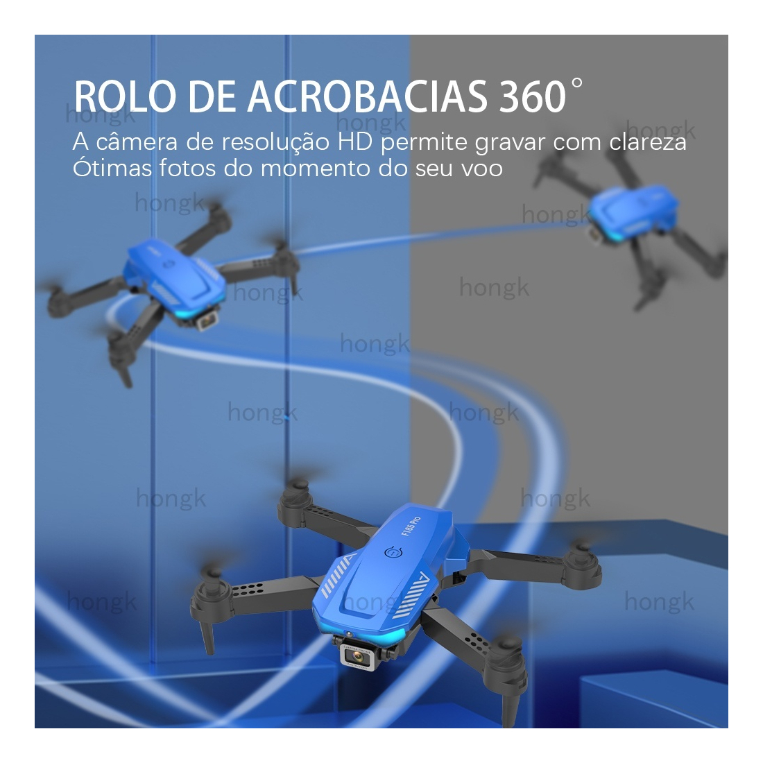 Aeronave Dobrável F185pro Mini Drone 4k - Imagem 7