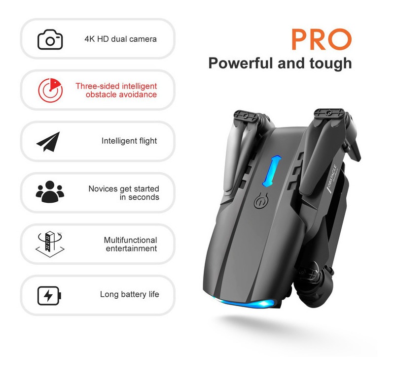 Mini Drone E99 K3 Barato Com Câmera Fullhd 3 Baterias - Imagem 25