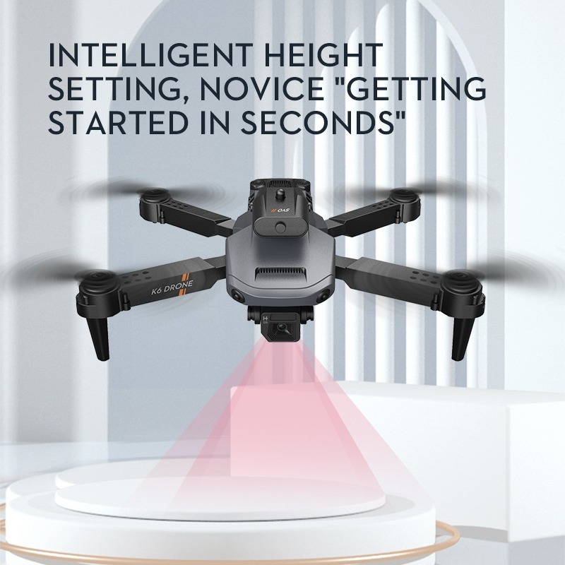 Mini Dobra Drone K6 Profissional Doble Camara 4k+3 Baterias - Imagem 17