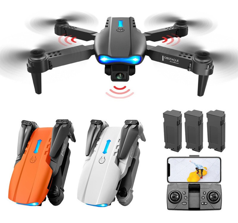 Mini Drone E99 K3 Barato Com Câmera Fullhd 3 Baterias - Imagem 10