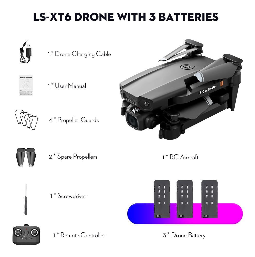 Mini Drone Cr Ls-xt6 6 Eixos 3d - Imagem 3