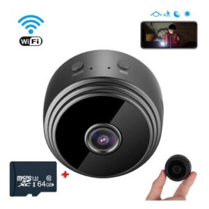Mini Wifi Night Vision 1080p Câmera Espião+cartão De Memória