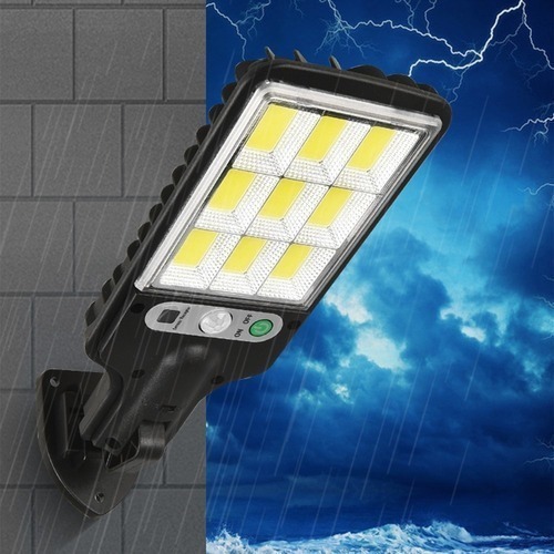 2pcs Luz De Rua Holofotes Solares Ao Ar Livre 200 Watts De L - Imagem 4