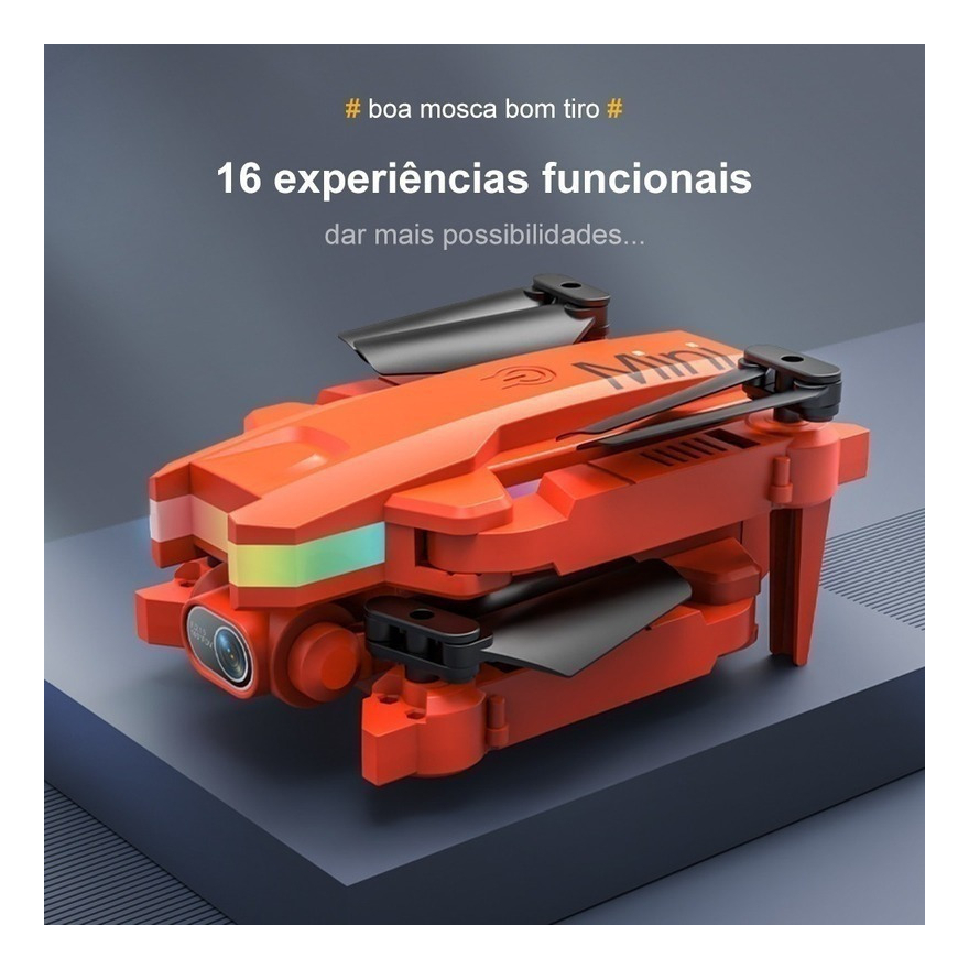 Mini Drone Profissional 4k Crianças+2 Baterias - Imagem 2