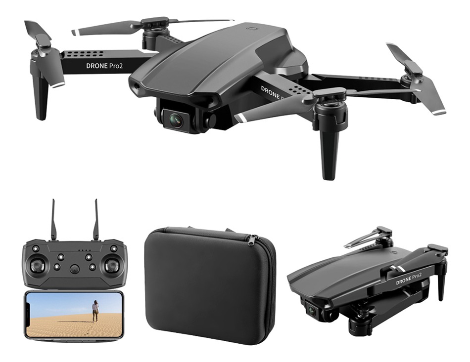 Quadcopter Fpv Rc Rc De Câmera Dupla Lsrc E99 Pro2 4k Com 2 - Imagem 9