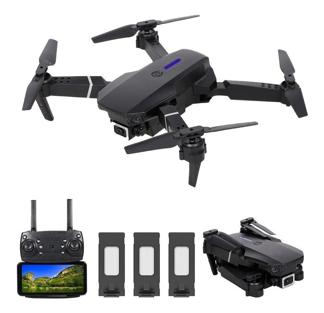 Rc E525 Drone 4k Camera Fpv Wifi Dual Câmera Drone