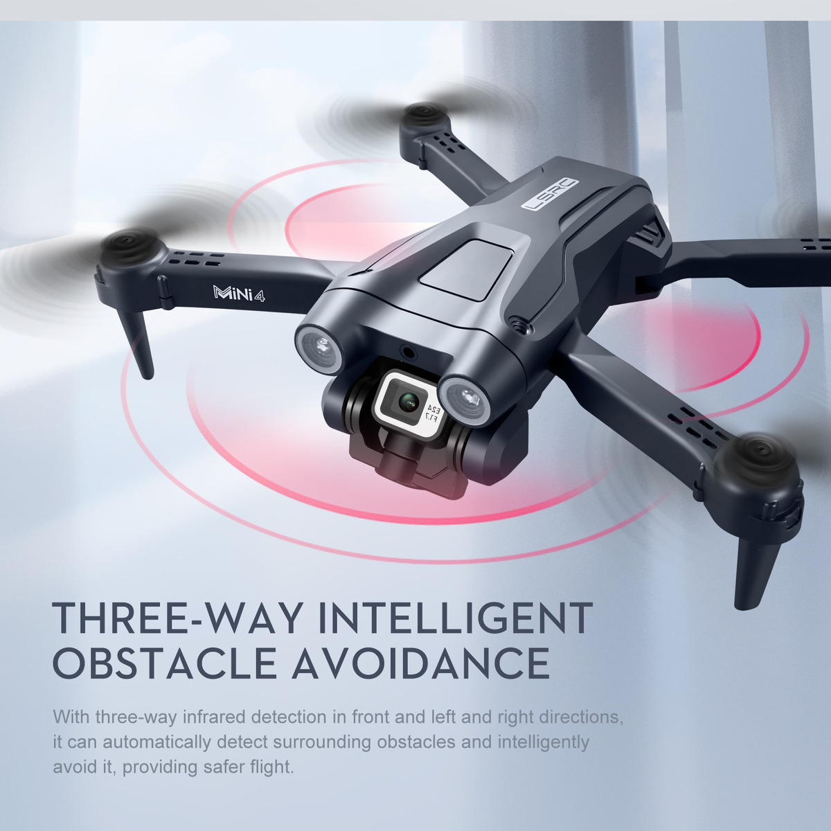 Mine Drone Profissionais Com Dual Camera Elicopterocontrole - Imagem 3