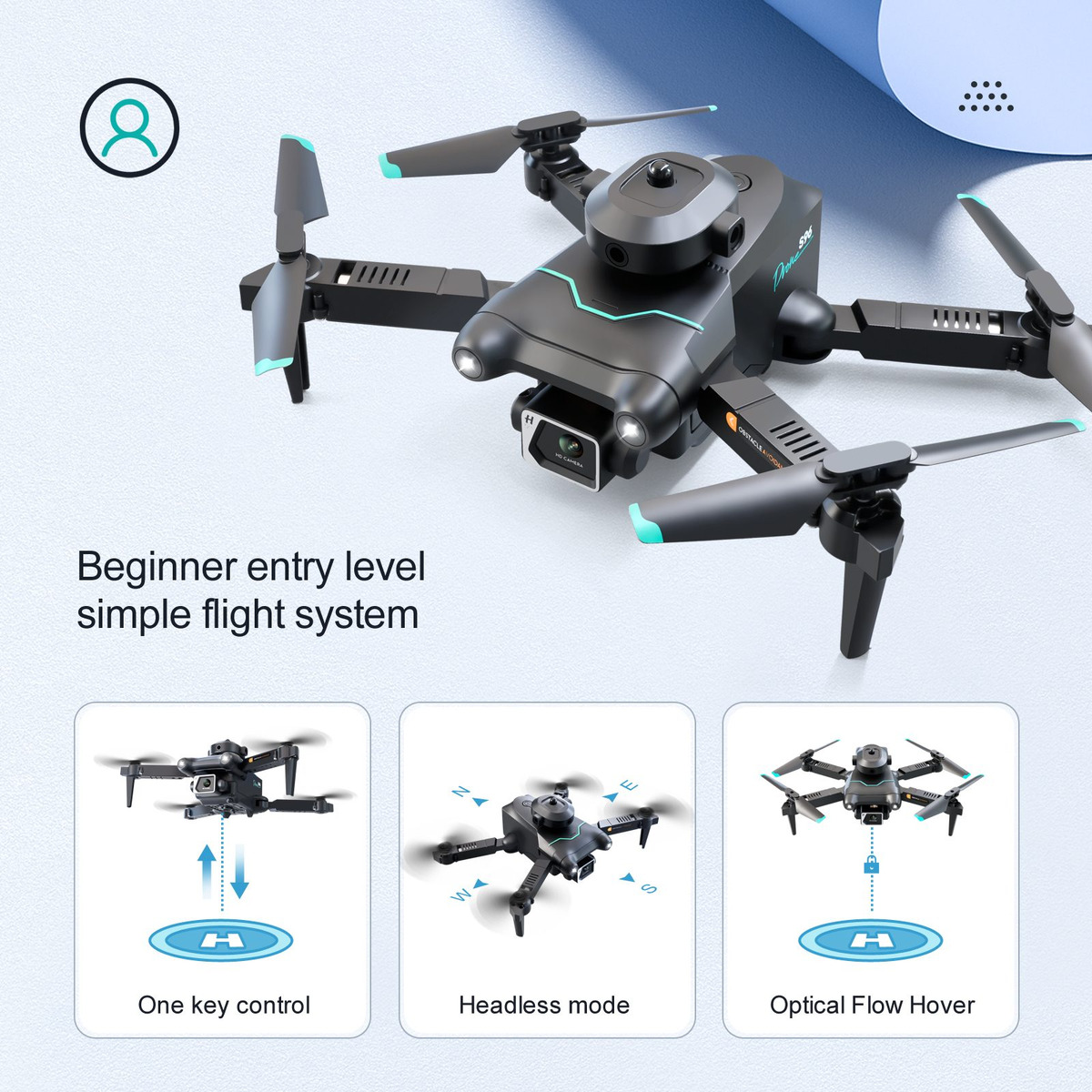 Mini Drones Profissionals Câmera Altura Fixa De Fluxo Óptico - Imagem 5