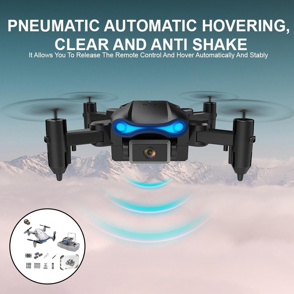 Ky906 Mini Drone 4k Altitude Hold Rc Helicóptero - Imagem 45