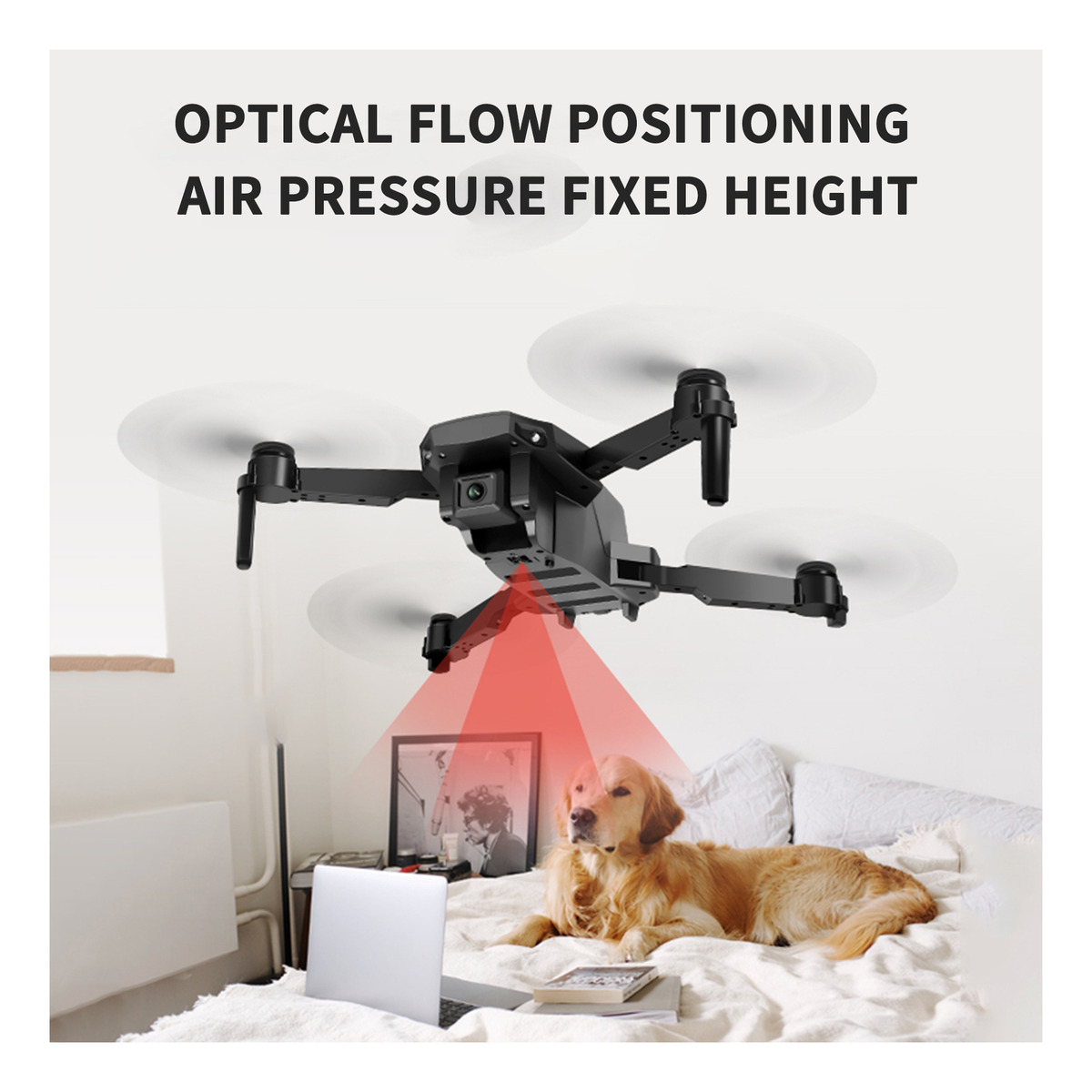 Sg107 Dobrável Mini Drone Com Câmera 4k Hd Indoor Rc - Imagem 8