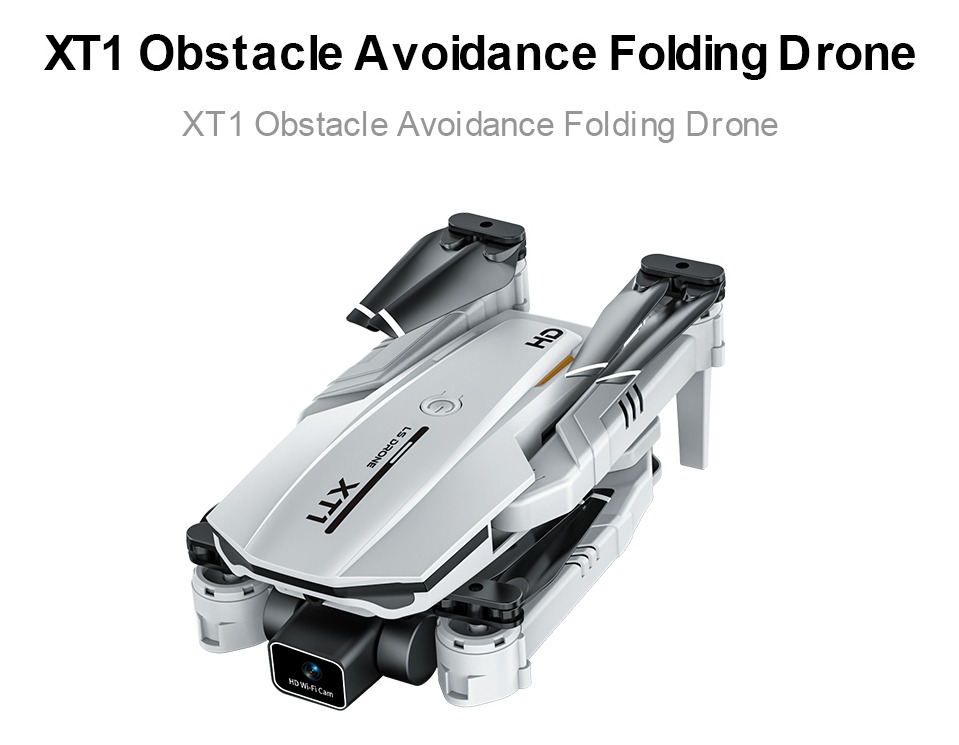 Xt1 Drones Profissionais Câmeras Duplas 4k Wifi Hd Evitação - Imagem 3