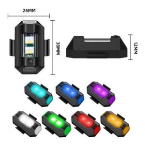 Mini Luz Estroboscópica Led Ulanzi Para Moto Drone