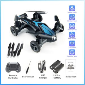 Mini Drone Flying Cars Com Controle Remoto Airground Rc Car