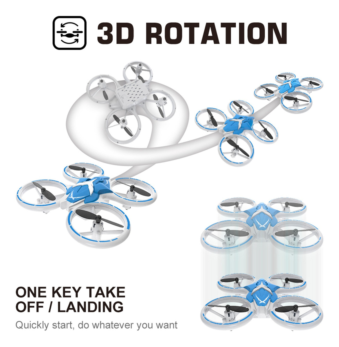 Flytec T22 Mini Drone Para Crianças Rc Quadcopter Com Função - Imagem 4