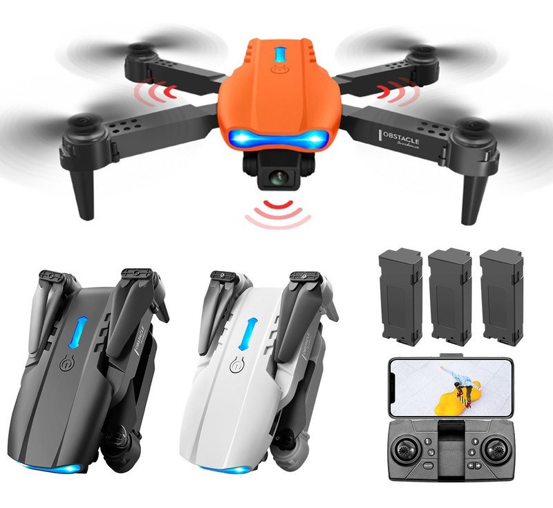 Mini Drone E99 K3 Barato Com Câmera Fullhd 3 Baterias - Imagem 19