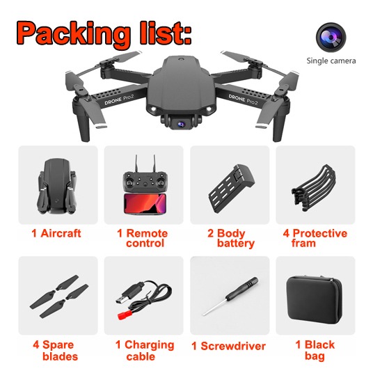 Mini Espião Drones 1080p Câmera Hd Barato Câmera Drones - Imagem 3