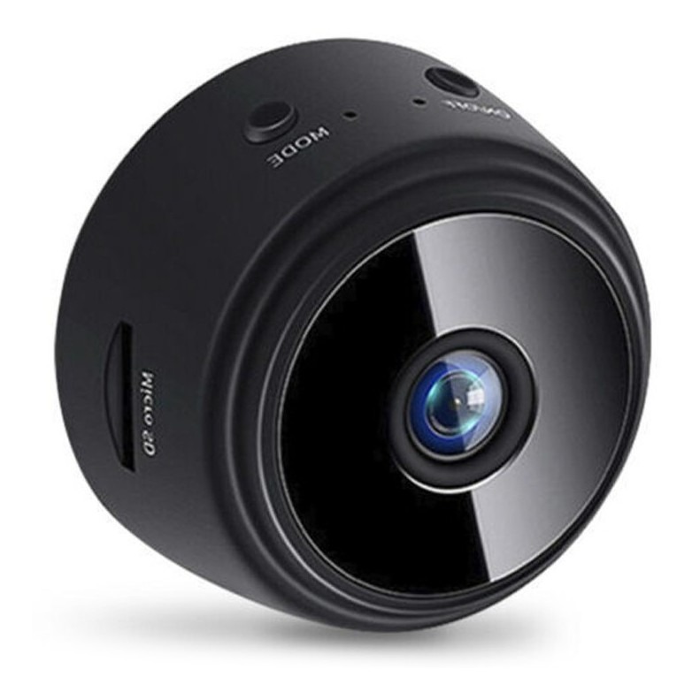 Câmera De Filmadora Hd Wifi Mini 1080p Add 128gb Cartão
