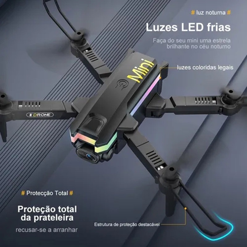 Drone 4k Dual Camera Xt8 Bateria De Longa Duração, Novo 2022 - Imagem 6
