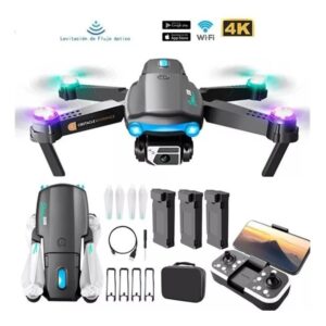Drone Profissional Câmera 4k Evitação + 3 Baterias