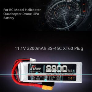 Bateria Hm Jhpower 11.1v 2200mah 3s-45c Plug Xt60 Para Rc