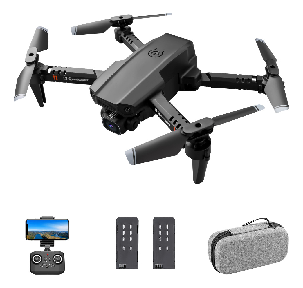 Drone Ls-xt6 Rc Com Drone 4k Dual Camera Track Flight