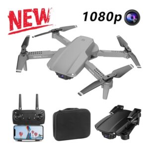 Helicóptero De Câmera E99 Pro2 Rc Drone 1080p E Baterias A