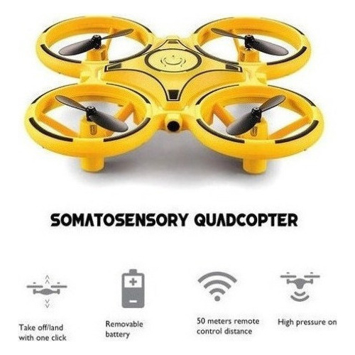 Drone Quadricóptero Acrobático Stunt Com Controle Por Gestos - Imagem 2