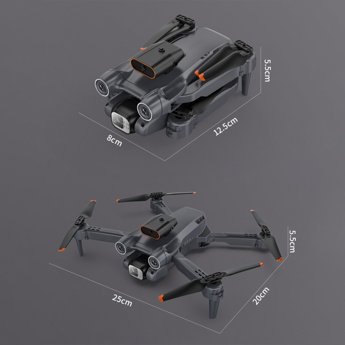 Drone Rc Com Câmera 4k Câmera Dupla Rc Quadcopter 360 Graus - Imagem 10